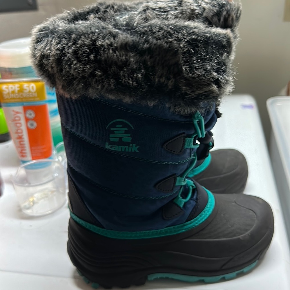 Ski boots for kids.